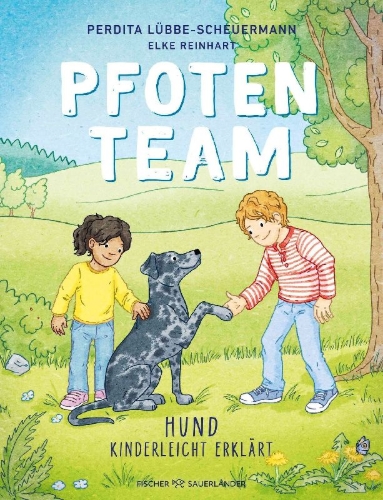 Buchcover und Innenansicht für das Buch: Pfotenteam