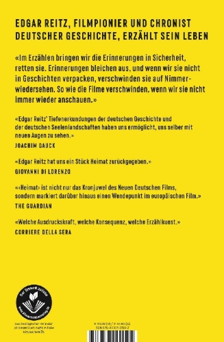 Buchcover und Innenansicht für das Buch: Filmzeit, Lebenszeit