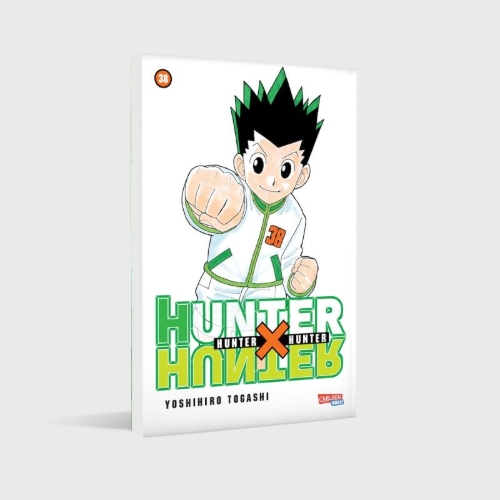 Buchcover und Innenansicht für das Buch: Hunter X Hunter