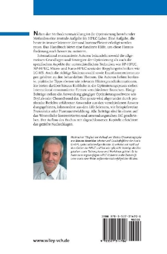 Buchcover und Innenansicht für das Buch: HPLC richtig optimiert