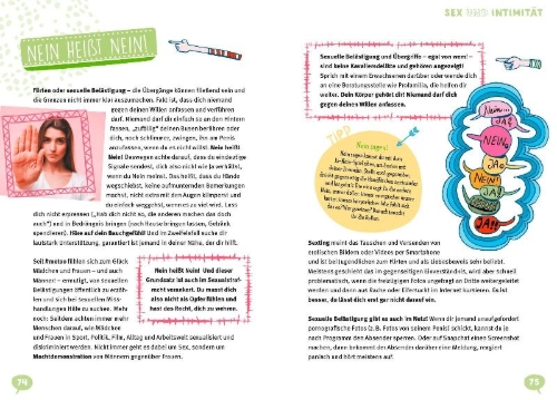 Buchcover und Innenansicht für das Buch: Girls!