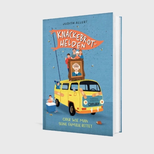 Buchcover und Innenansicht für das Buch: Knäckebrothelden