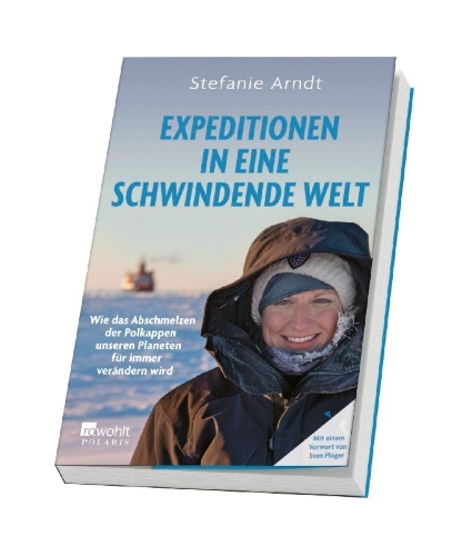 Buchcover und Innenansicht für das Buch: Expeditionen in eine schwindende Welt