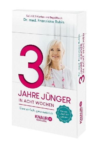 Buchcover und Innenansicht für das Buch: 3 Jahre jünger in acht Wochen