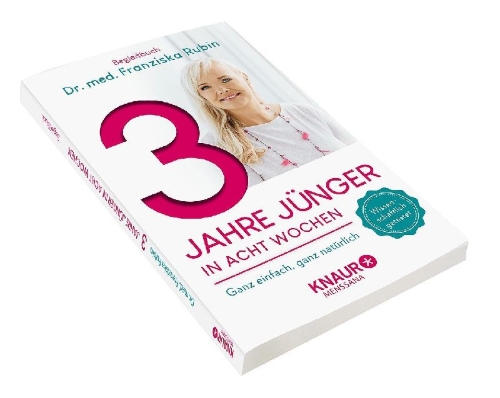 Buchcover und Innenansicht für das Buch: 3 Jahre jünger in acht Wochen