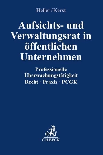 Buchcover und Innenansicht für das Buch: Aufsichts- und Verwaltungsrat im öffentlichen Unternehmen