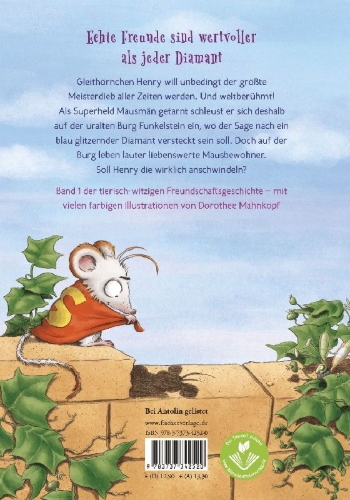 Buchcover und Innenansicht für das Buch: Ziemlich beste Mäuse - Es heißt Freundschaft, weil man mit Freunden alles schafft