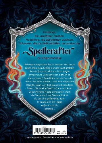 Buchcover und Innenansicht für das Buch: Spellcraft Band 1