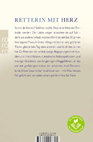 Buchcover und Innenansicht für das Buch: Die Inseltierärztin
