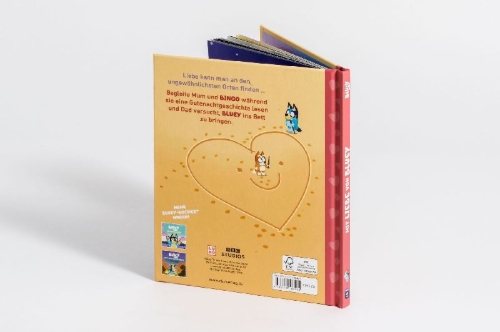 Buchcover und Innenansicht für das Buch: Bluey - Love from Bluey