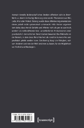 Buchcover und Innenansicht für das Buch: Berührbarkeit als conditio humana