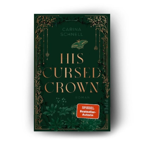 Buchcover und Innenansicht für das Buch: His Cursed Crown