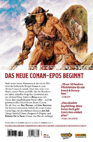 Buchcover und Innenansicht für das Buch: Conan: The Barbarian FCBD (2023)