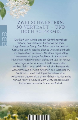 Buchcover und Innenansicht für das Buch: Die Holunderschwestern