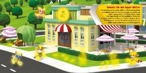 Buchcover und Innenansicht für das Buch: PAW Patrol: Auf großer Mission mit der PAW Patrol