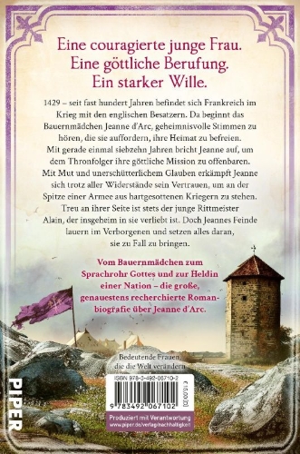 Buchcover und Innenansicht für das Buch: Die Jungfrau von Orleans