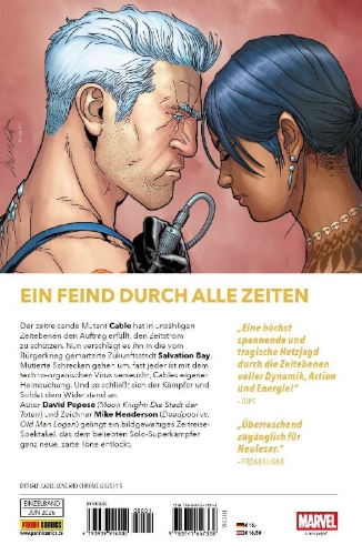 Buchcover und Innenansicht für das Buch: Cable: Love and Chrome (2025) #1-#5