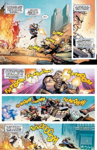 Buchcover und Innenansicht für das Buch: Cable: Love and Chrome (2025) #1-#5