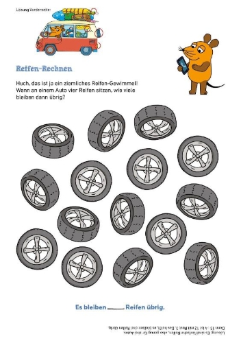 Buchcover und Innenansicht für das Buch: Frag doch mal ... die Maus: Mein Rätselblock mit der Maus - Fahrzeuge und Verkehr