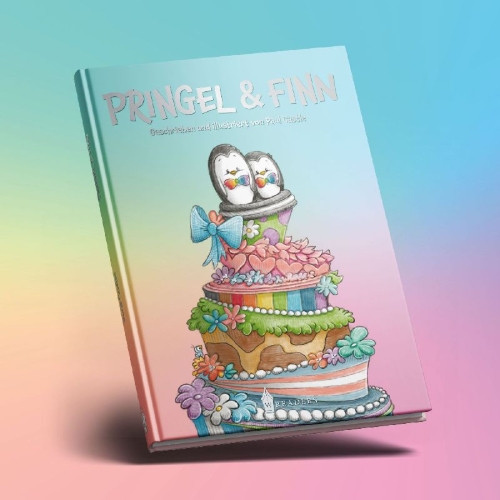 Buchcover und Innenansicht für das Buch: Pringel und Finn
