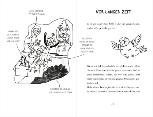 Buchcover und Innenansicht für das Buch: How to Survive Without Grown-Ups