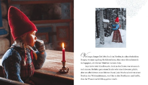 Buchcover und Innenansicht für das Buch: Reindeerwish