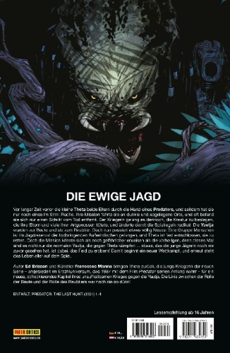 Buchcover und Innenansicht für das Buch: Predator
