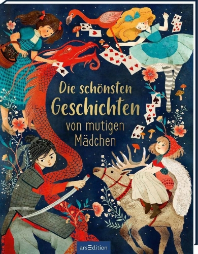 Buchcover und Innenansicht für das Buch: Adventure Stories of Daring Girls