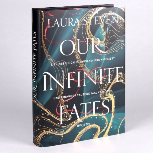 Buchcover und Innenansicht für das Buch: Our Infinite Fates