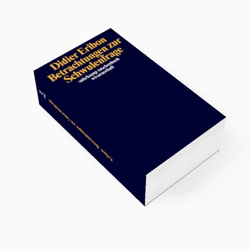 Buchcover und Innenansicht für das Buch: Réflexions sur la question gay