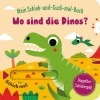 Buchcover und Innenansicht für das Buch: Mein Schieb & Guck-mal-Buch: Wo sind die Dinos?