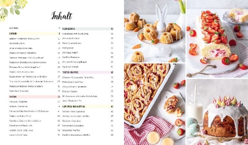 Buchcover und Innenansicht für das Buch: Frühlingsbacken