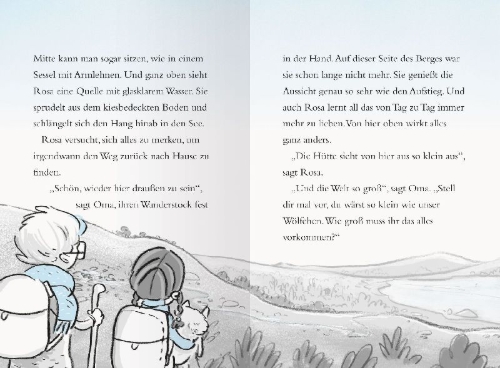Buchcover und Innenansicht für das Buch: Big Sky Mountain - The Forest Wolves