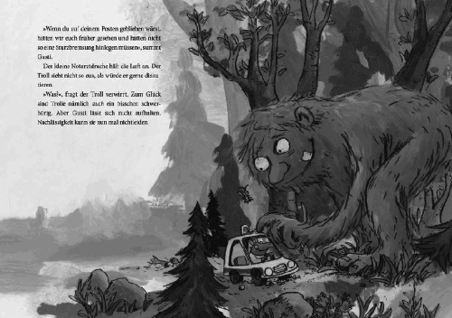 Buchcover und Innenansicht für das Buch: Der kleine Notarztdrache