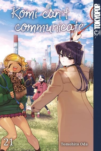 Buchcover und Innenansicht für das Buch: Komi can't communicate 21