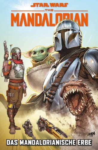 Buchcover und Innenansicht für das Buch: US-Star Wars: The Mandalorian Sason 2 #1-#4