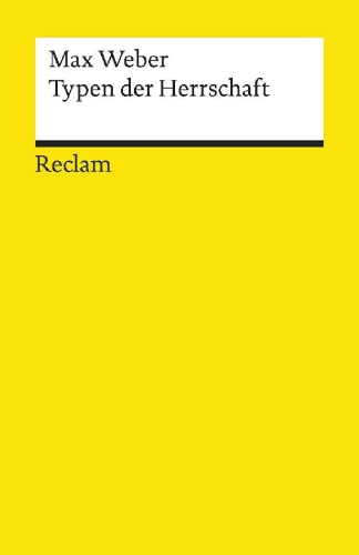 Buchcover und Innenansicht für das Buch: Typen der Herrschaft