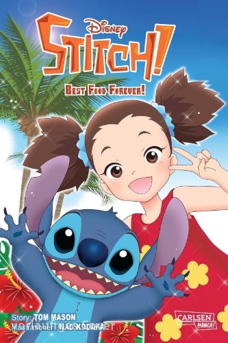 Buchcover und Innenansicht für das Buch: Disney Stitch! Best Food Forever!