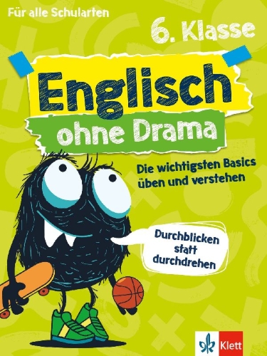 Buchcover und Innenansicht für das Buch: Englisch ohne Drama 6. Klasse