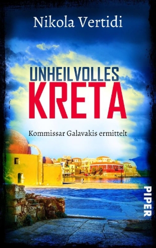 Buchcover und Innenansicht für das Buch: Unheilvolles Kreta