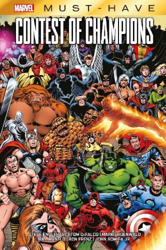 Buchcover und Innenansicht für das Buch: Marvel Super Hero Contest of Champions (1982) #1-#3; West Coast Avengers Annual (1986) #2; Avengers Annual (1967) #16