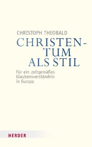 Buchcover und Innenansicht für das Buch: Christentum als Stil