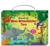 Buchcover und Innenansicht für das Buch: Pack mich ein! Meine Mitmachbücher: Tiere