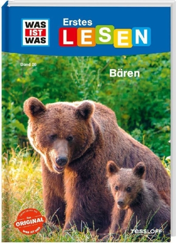 Buchcover und Innenansicht für das Buch: WAS IST WAS Erstes Lesen Band 26. Bären