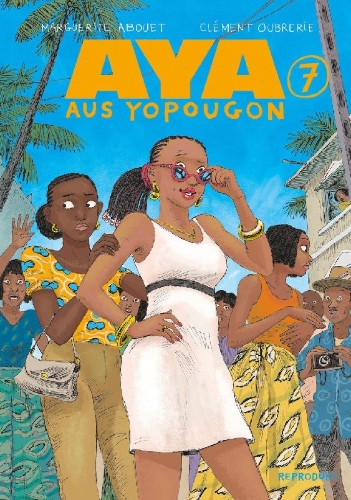 Buchcover und Innenansicht für das Buch: Aya aus Yopougon 7
