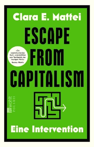 Buchcover und Innenansicht für das Buch: Escape from Capitalism. An Intervention