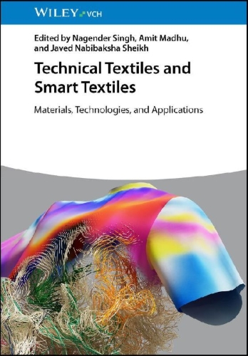 Buchcover und Innenansicht für das Buch: Technical Textiles and Smart Textiles