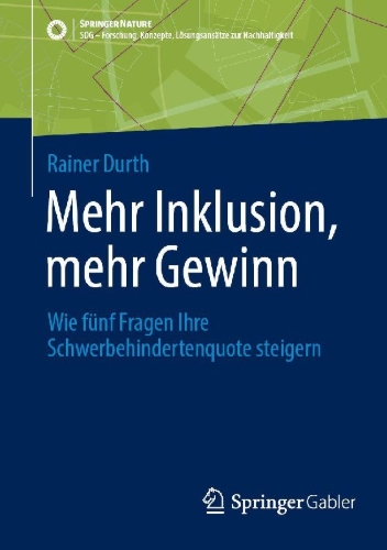 Buchcover und Innenansicht für das Buch: Mehr Inklusion, mehr Gewinn