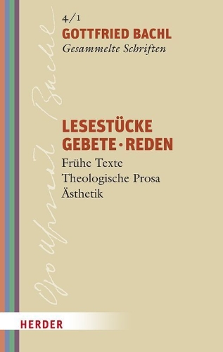 Buchcover und Innenansicht für das Buch: Lesestücke - Gebete - Reden