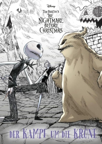 Buchcover und Innenansicht für das Buch: Tim Burton's the Nightmare Before Christmas - The Battle for Pumpkin King